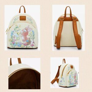 LOUNGEFLY DISNEY TINKER BELL & BUNNY MINI BACKPACK NWT